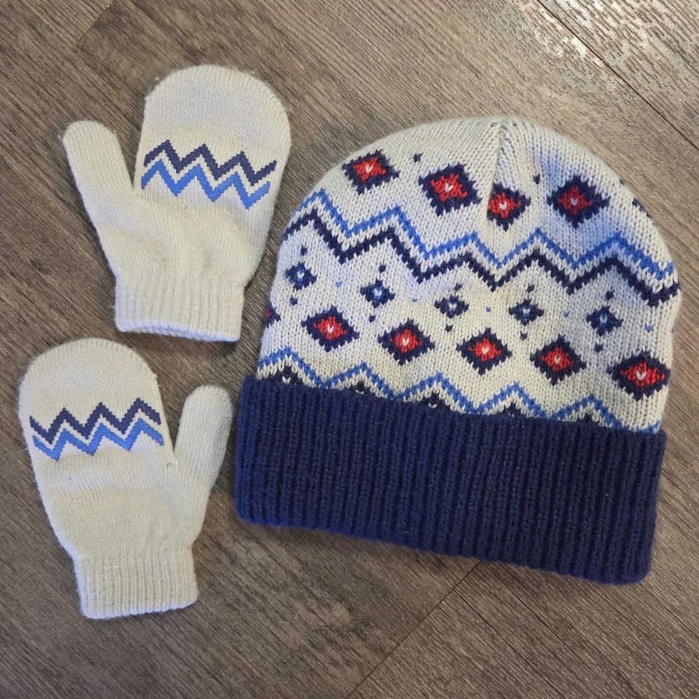 3 for $15 / Baby Knit Hat + Mittens Set